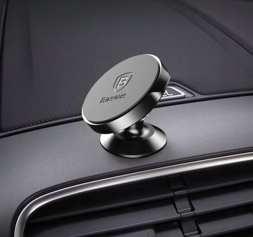 بيسوس | حامل جوال ميني مغناطيس - اسود