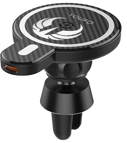 يوفو | مثبت جوال مغناطيسي وشاحن لاسلكي - Y4817