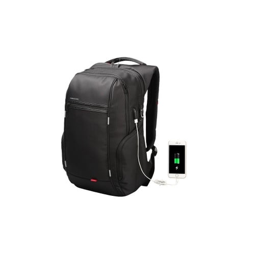 كينجسون | شنطة ظهر كبيرة مقاس 15.6 - اسود