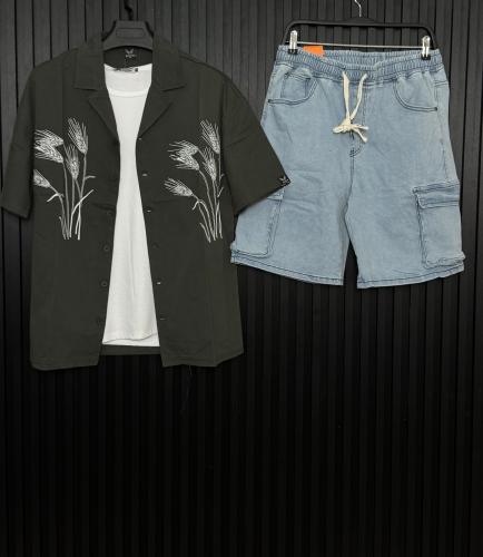 طقم قميص اوفر سايز #2390