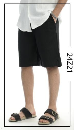 شورت كتان اوفر سايز #1735