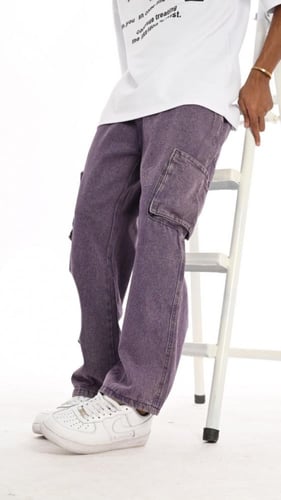 جينز اوفر سايز بجيوب #10