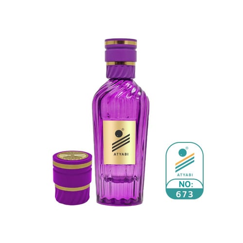 زجاجة عطر رقم 673 ملون من اطيابي