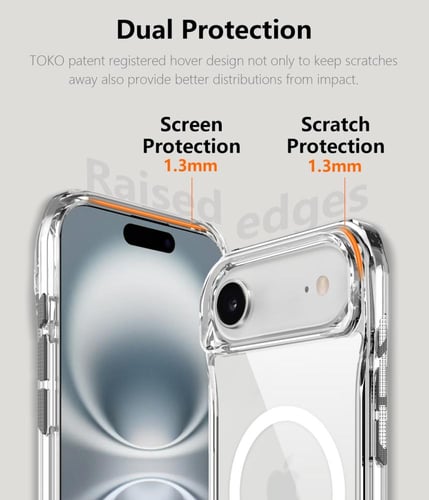 هيلمت - كفر حماية ايفون 17 اير مقاوم للصدمات