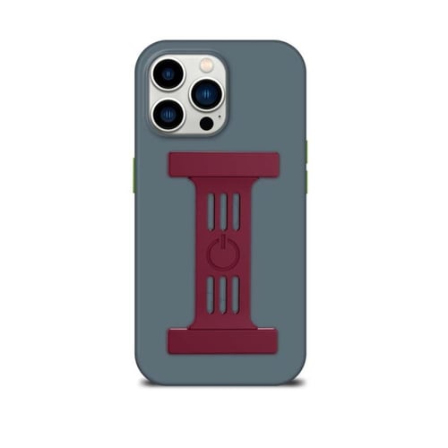 جراب جوي ستيل جراي قوي ومتين مع شريط تثبيت