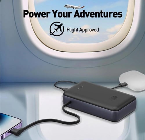 جودا - بطارية 20000 ملي امبير بقوة 20 واط بي دي مع...