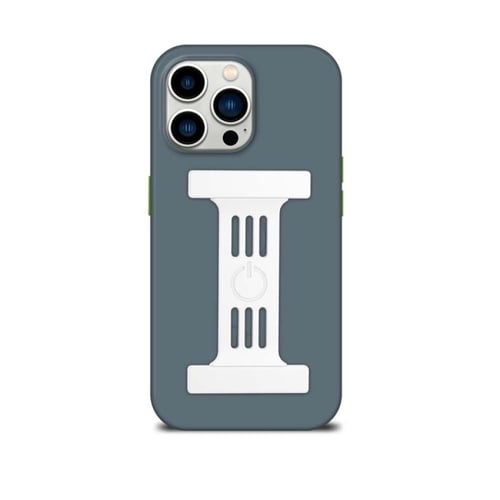 جراب جوي ستيل جراي قوي ومتين مع شريط تثبيت