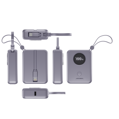 باور بانك جيبيل 10000mAh PD شحن سريع 22.5W مع كابل...