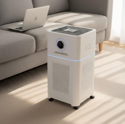 جيبل - جهاز تنقية وترطيب وتعقيم الهواء الذكي Jeebe...