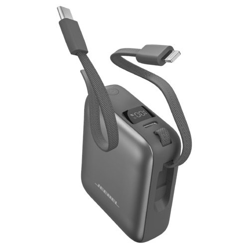 باور بانك جيبل 10000mAh مع شحن سريع 22.5W وكابل مد...