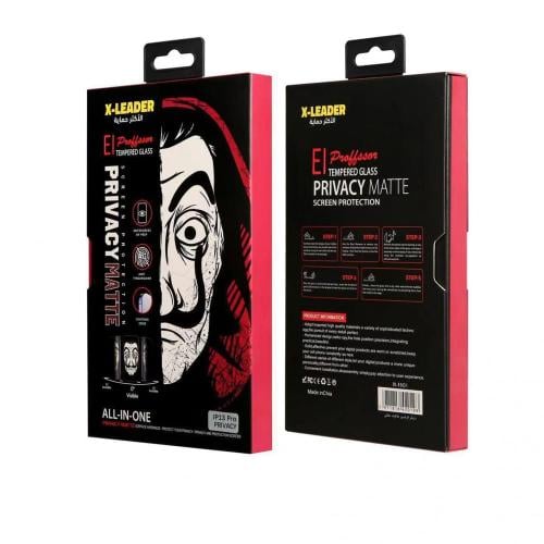 واقي شاشة الخصوصية من إكس ليدر البروفيسور - زجاج م...