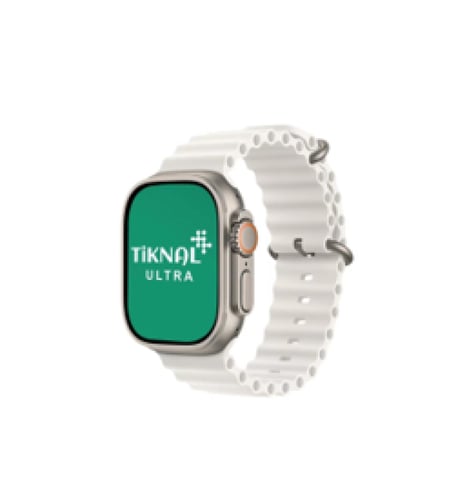 ساعة الترا الذكية تيتانيوم - شاشة فائقة الوضوح ومك...