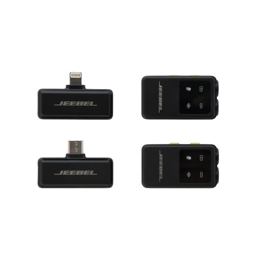 مايك جيبل لاسلكي مزدوج بشاشة رقمية – تقليل ضوضاء 7...