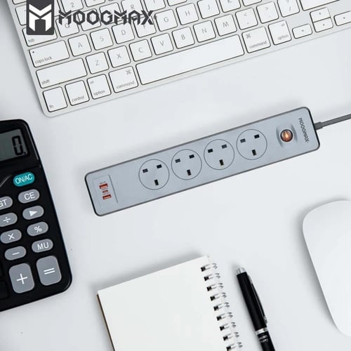 موج ماكس - توصيله كهربائيه 4 مقابس كهرباء و منفذين...