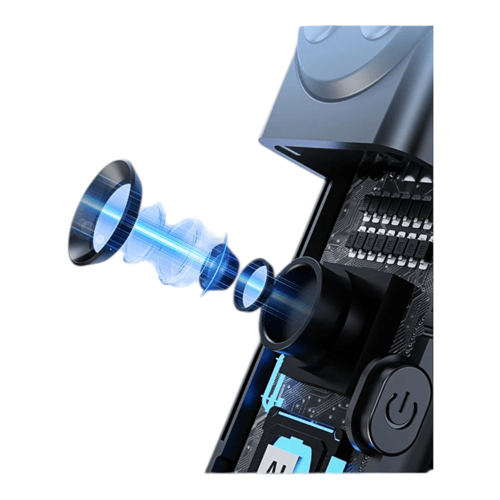 عصا سيلفي - حامل تصوير ذكي بتتبع الوجه AI 360° وقا...