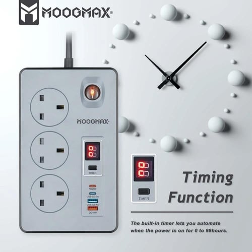 موج ماكس - توصيله كهربائيه 3 مقابس كهربائيه و منفذ...