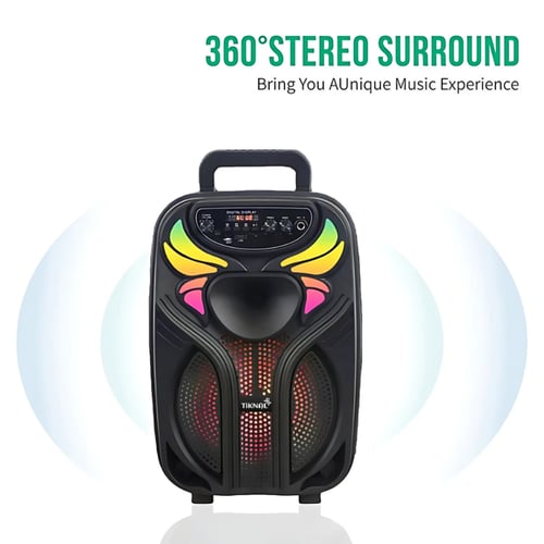 مكبر صوت كاريوكي تيكنال TK-H105 بقوة 10 واط مع ميك...