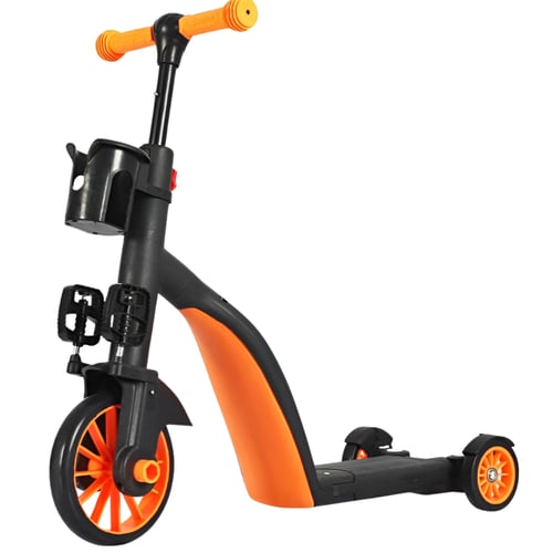 دراجة أطفال وسكوتر 3 في 1 قابلة للتحويل بين دراجة...