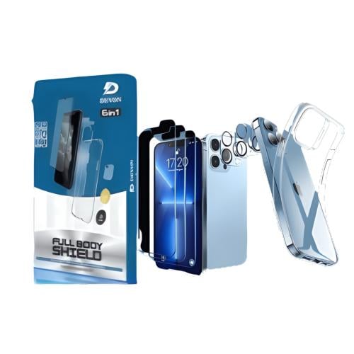 بكج حماية كاملة 6 في 1 لجهاز آيفون 12 برو من ديفون...