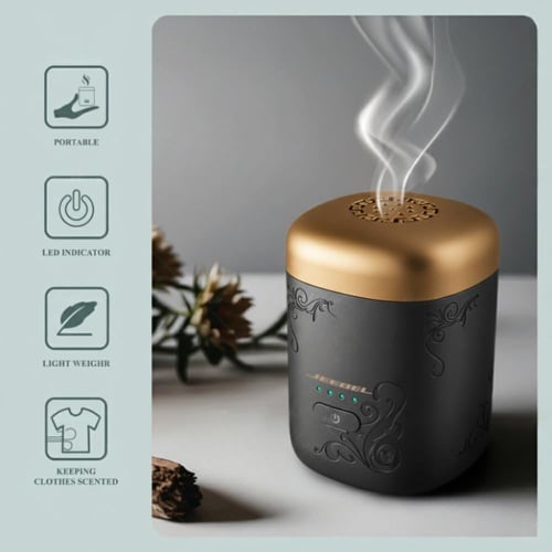 جيبل - مبخرة ذكية محمولة من جيبل – شحن USB-C ببطار...