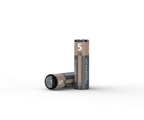 بطاريات جيبيل JE-B380 AA ليثيوم قابلة للشحن بمنفذ...