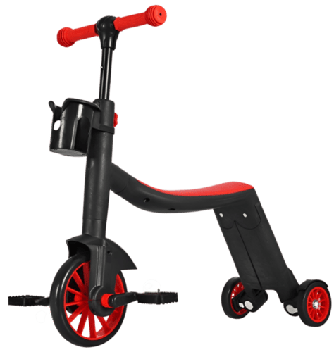 دراجة أطفال وسكوتر 3 في 1 قابلة للتحويل بين دراجة...