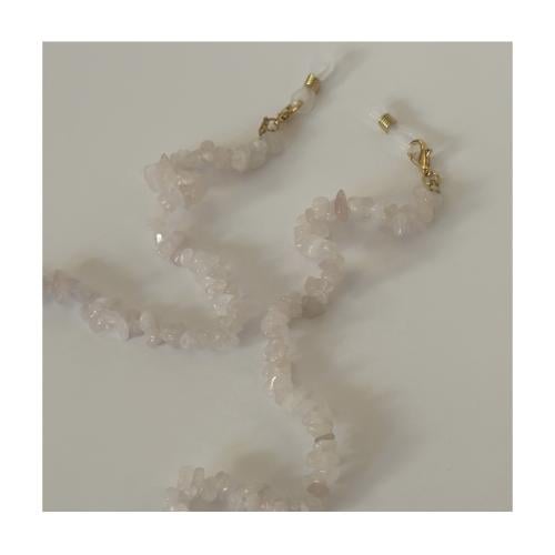 سلسلة نظارة حجر وردي - نسائي