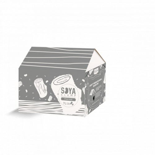 رمل كت كات حبيبات الصويا بالفحم