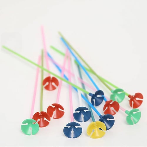 اعواد بالونات المغلف عدد (4 اعواد)