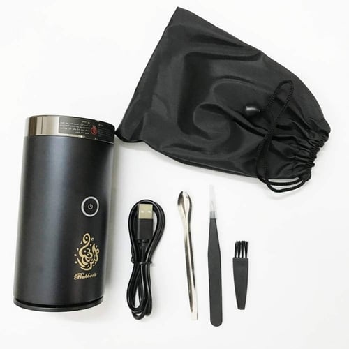 مبخرة الكترونية فاخرة قابلة للشحن لون اسود ماركة ج...