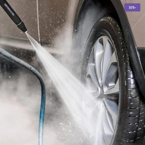 رشاش ماء عالي الضغط للخرطوم – قابل للتعديل مع وصلا...