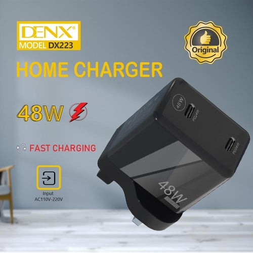 شاحن جداري سريع 48 واط من DENX م/ DX223