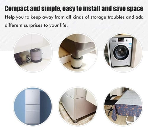 قاعدة للأجهزة المنزلية مضادة للاهتزاز 4 قطع م/5336