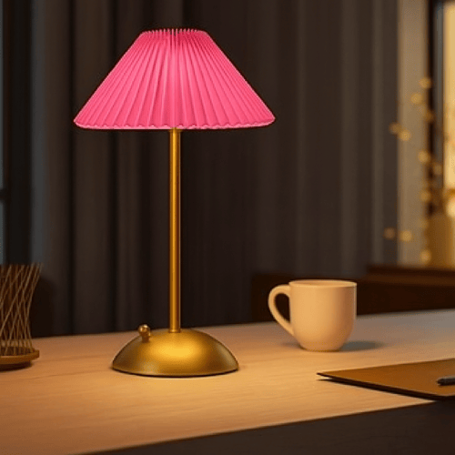 اباجورة مكتب نحاسية انيقة لمس بثلاثة الوان