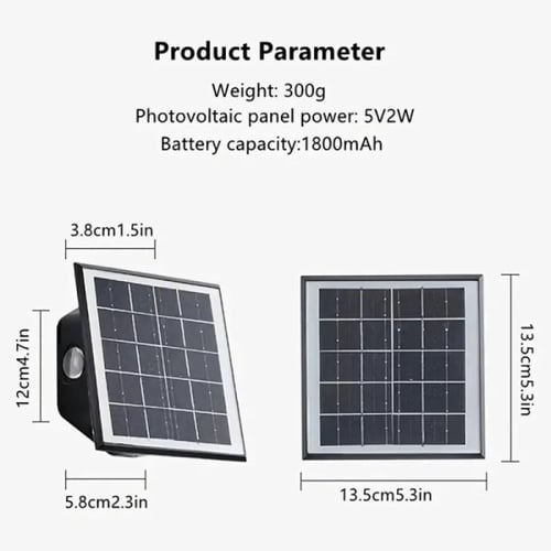 كشاف حديقة يعمل بالطاقة الشمسية SOLAR