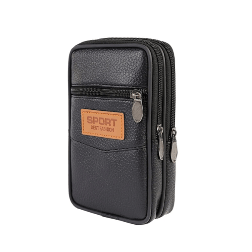 حقيبة حزام صغيرة جلدية متعددة الجيوب م/7657-9