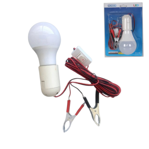 لمبة LED للبطارية مع مشابك توصيل DC 12V م/025916