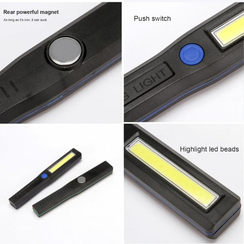 كشاف LED بطارية مع مغناطيس للتثبيت في الاماكن الصع...