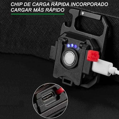 مصباح عمل مغناطيسي قابل لإعادة الشحن متعدد الأوضاع...