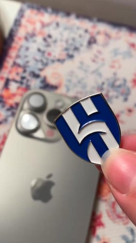 نادي الهلال ملصق معدن 3M