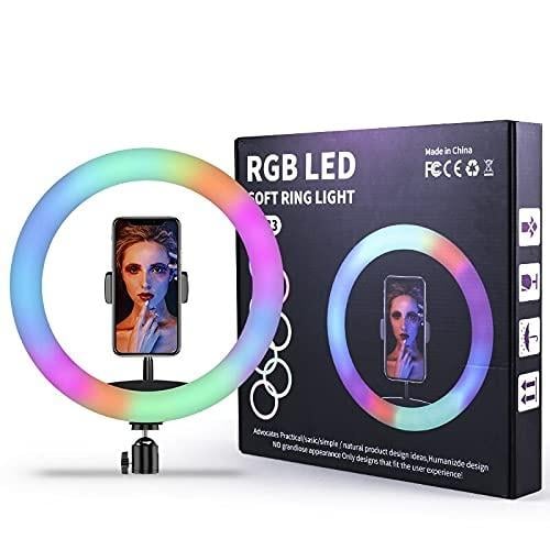 حلقه إضاءة RGB مع حامل جوال م/ 3D-26