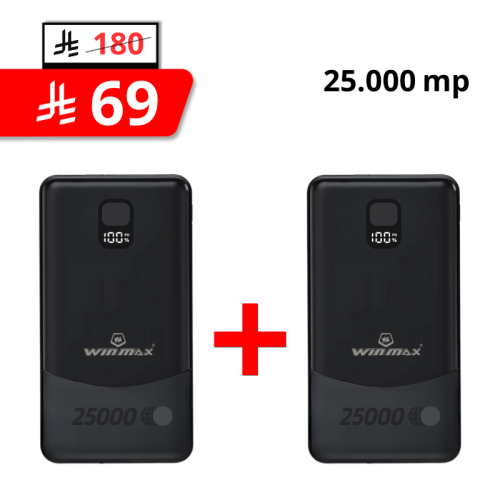 2 باور بانك 25,000 امبير من وين ماكس Winmax