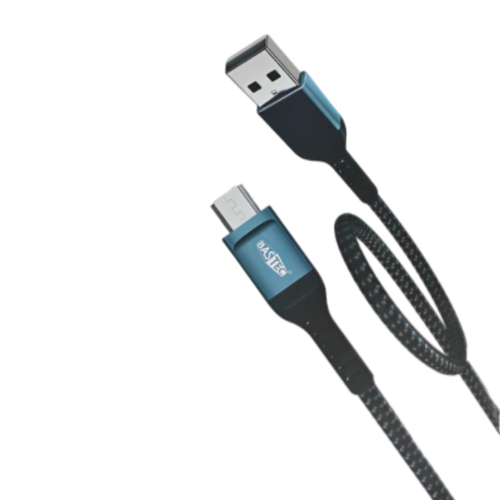 BASTEC - كيبل شحن مايكرو 1.5متر قماش م/BC015 ماركة...