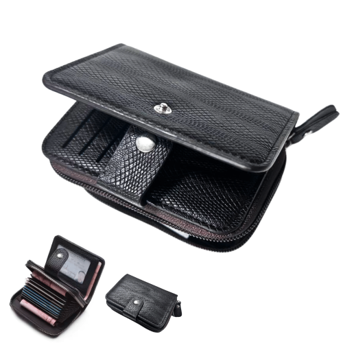 محفظة فلوس وبطائق انيقه متوفرة بلونين اسود وبني