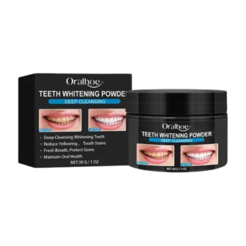 مسحوق بودرة اسود لتبييض الاسنان أورالهو Oralhoe م/...