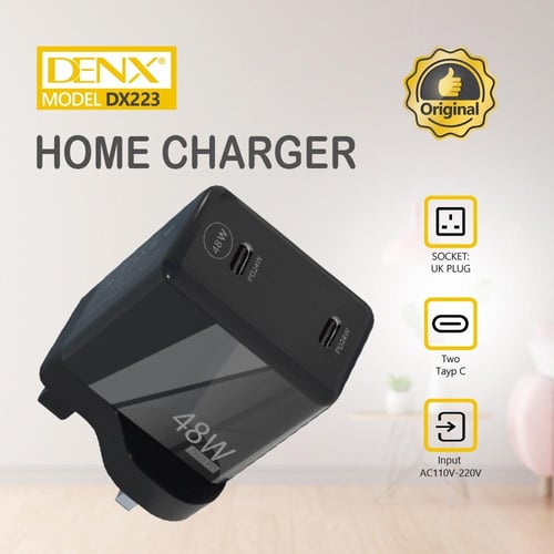 شاحن جداري سريع 48 واط من DENX م/ DX223