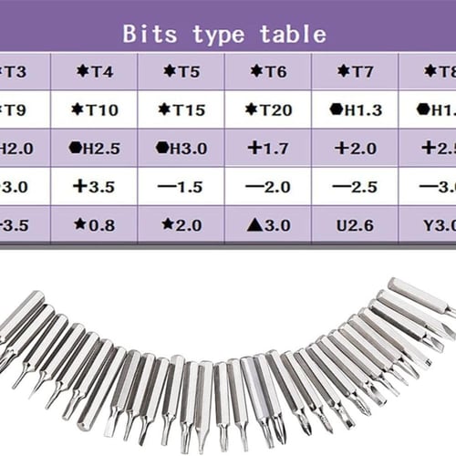 مجموعة مفكات 30 قطعة منفصلة