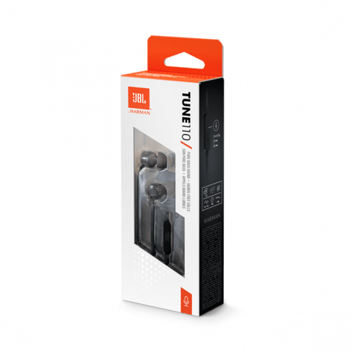 JBL - سماعة سلكية تون‎‎ ‎110اسود‎ ماركة جي بي إل