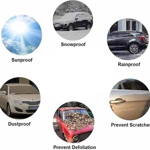 شراع سيارة مبطن من الداخل قطن - جميع المقاسات (اكت...