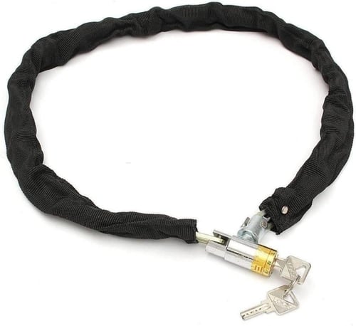 سلسلة قفل للدراجات حديد ملبسة بقماش م/ TC613